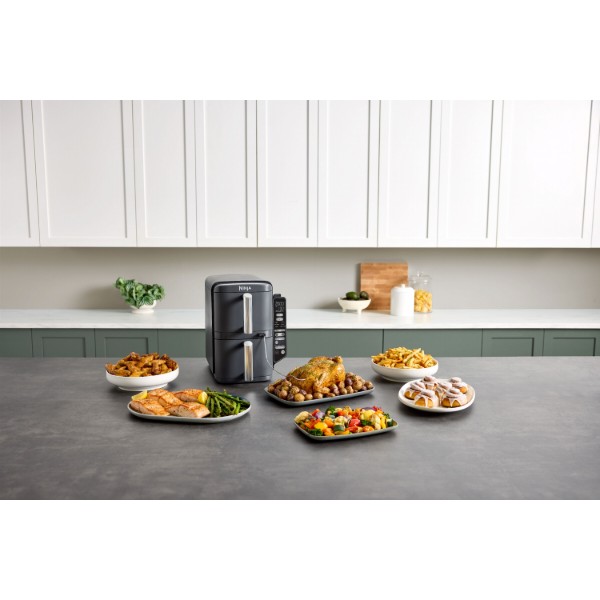 Фото - Мультипечь Ninja Double Stack XL 2-Level Hot Air Fryer 9.5 л with Smart Cook System (SL451EU)