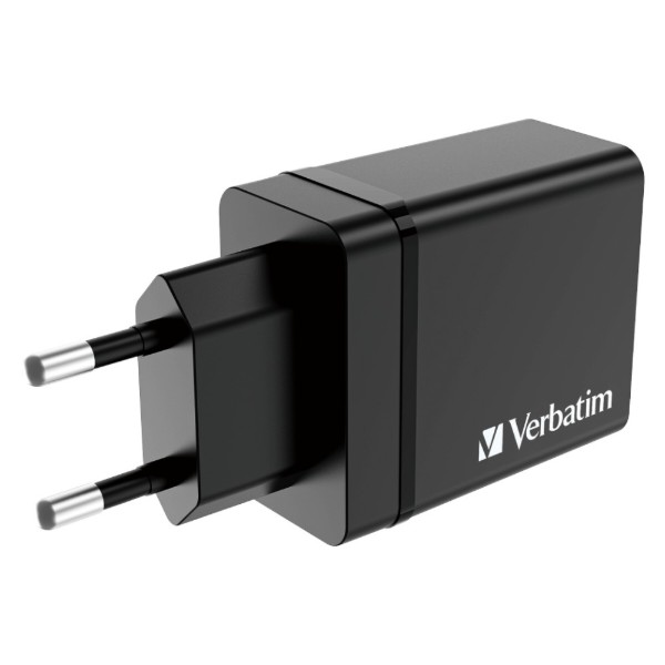Фото - Сетевое зарядное устройство Verbatim USB 30 Вт PD 3.0 і QC 3.0 4-ports Black (49700)