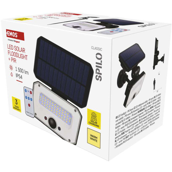 Фото - Світлодіодний прожектор EMOS ZG131S 1500 лм IP54 3000K PIR