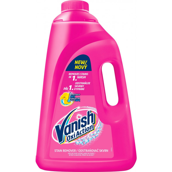 Фото - Засіб для видалення плям Vanish OXI ACTION ІНТЕЛЕКТ PLUS PINK 4л