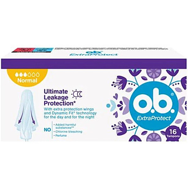 Фото - Тампоны гигиенические o.b. ExtraDefence Normal 16 шт. (3574661626055)