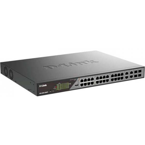 Фото - Коммутатор локальної мережі (Switch) D-Link DSS-200G-28MPP