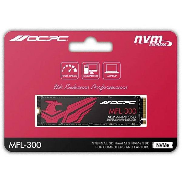Фото - SSD-накопичувач внутрішній OCPC 256GB MFL-300 M.2 2280 PCIe 3x4 NVMe, Retail (SSDM2PCIEF256GB)