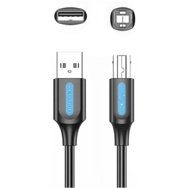 Фото - Кабель USB type A - USB type B Vention USB AM-BM, 3.0 м (COQBI)