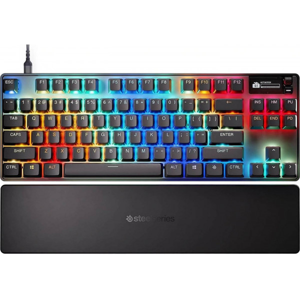 Фото - Уцінка - Клавіатура дротова ігрова SteelSeries Apex Pro TKL Gen 3 - UA (64740)
