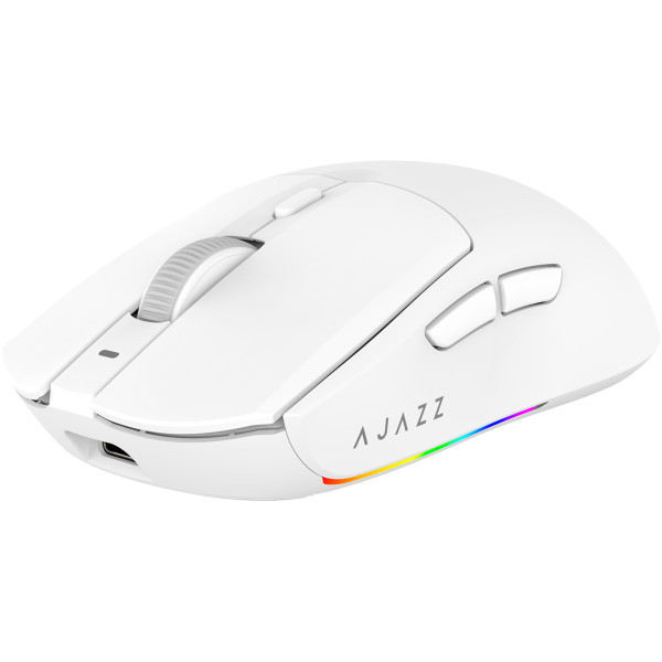Фото - Миша бездротова ігрова Ajazz AJ139 V2 MC-3 Mod-White-Pixart  3311 (AJ139-V2-MC-W)