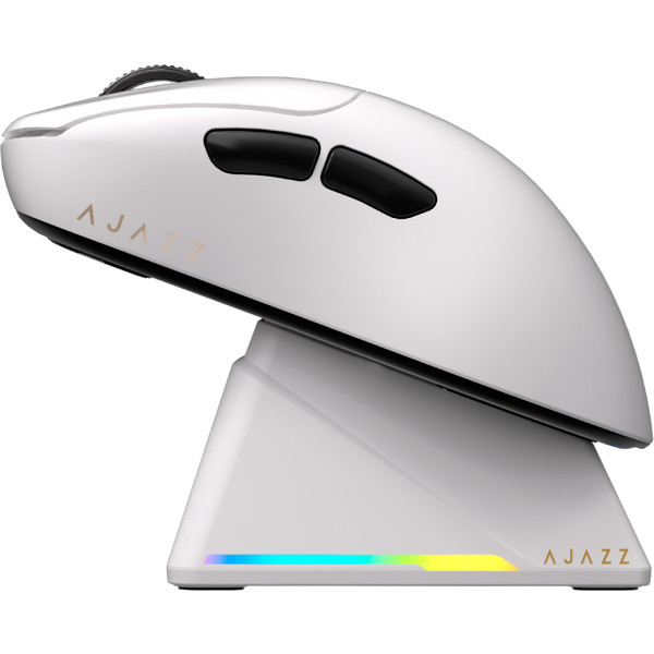 Фото - Миша бездротова ігрова Ajazz AJ179PRO -3 Mod-White-Pixart 3395-8K (AJ179-PRO-W)