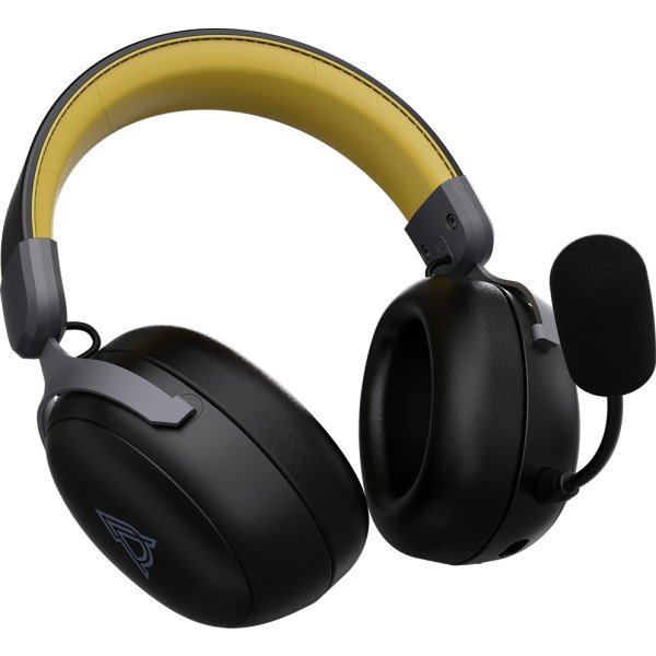 Фото - Гарнітура бездротова ігрова Ajazz AHM08 MAX 3-Mode Black (AHM08-MAX-BGY)