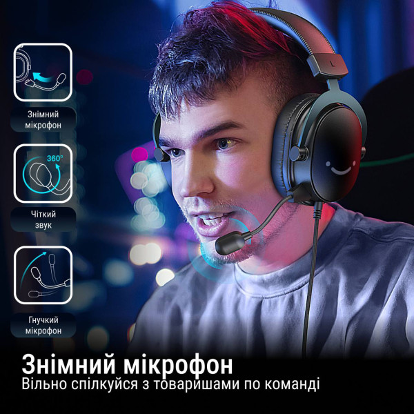Фото - Гарнитура проводная игровая Fifine H9 Black