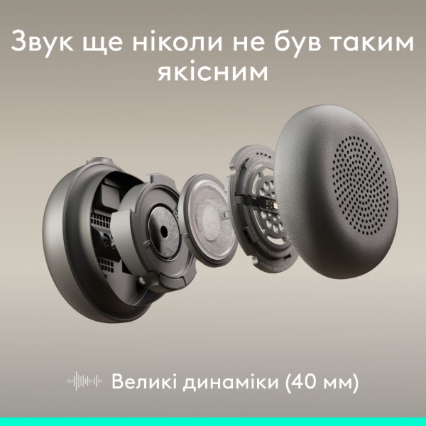 Фото - Гарнітура дротова Logitech Zone Wired 2 USB Graphite (981-001619)