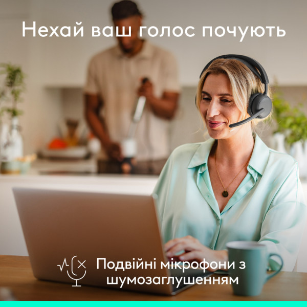 Фото - Гарнітура бездротова Logitech Zone Wireless 2 ES Graphite (981-001503)