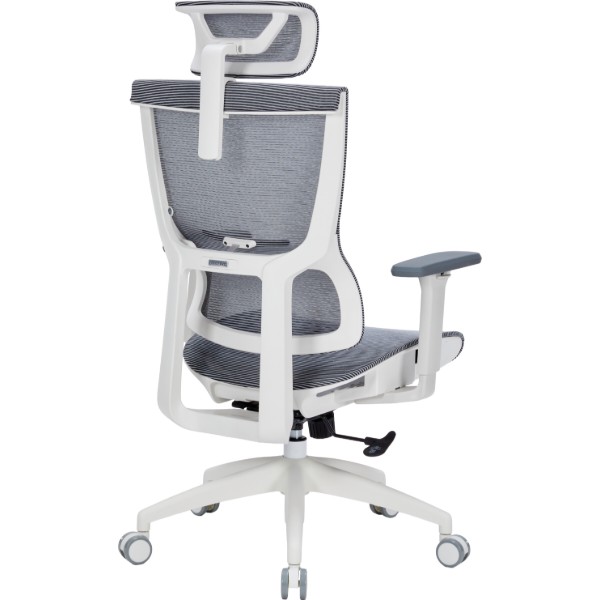 Фото - Крісло офісне OfficePro Elegant (OC660-W-DG-DG) White/Dark Gray