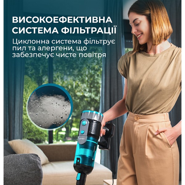 Фото - Пылесос ручной для дома Cecotec Conga 700 PowerHead (CCTC-08574)