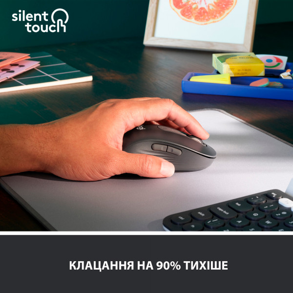Фото - Миша бездротова Logitech Signature M650 L Left Wireless Mouse Graphite (910-006239)