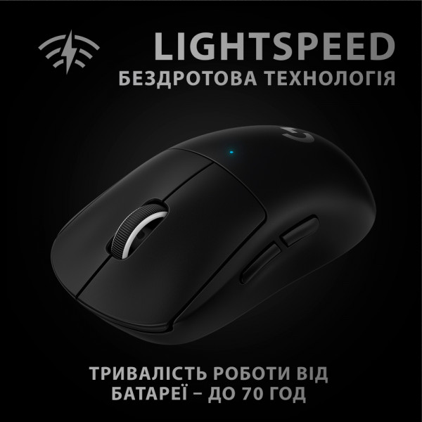 Фото - Мышь беспроводная игровая Logitech G Pro X Superlight Black (910-005880)