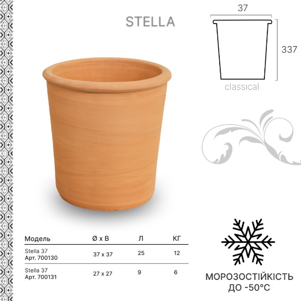 Фото - Вазон Terraneo Stella 47х47 cм (700129)
