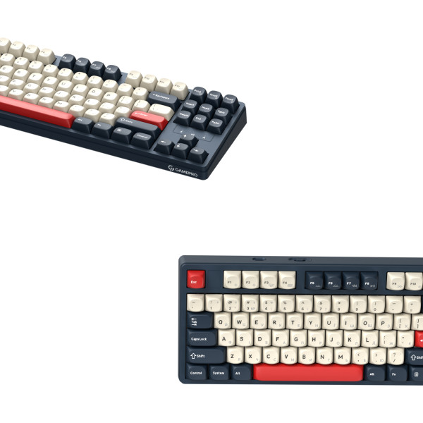 Фото - Клавіатура бездротова ігрова GamePro Asgard Ragnar Keychron Super Blue (MK285BL)
