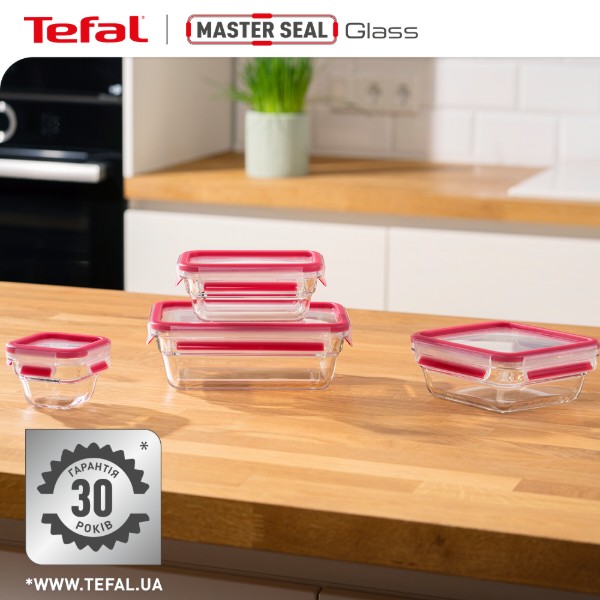 Фото - Ємність для зберігання Tefal N1041110 MASTERSEAL GLASS 2,0 л
