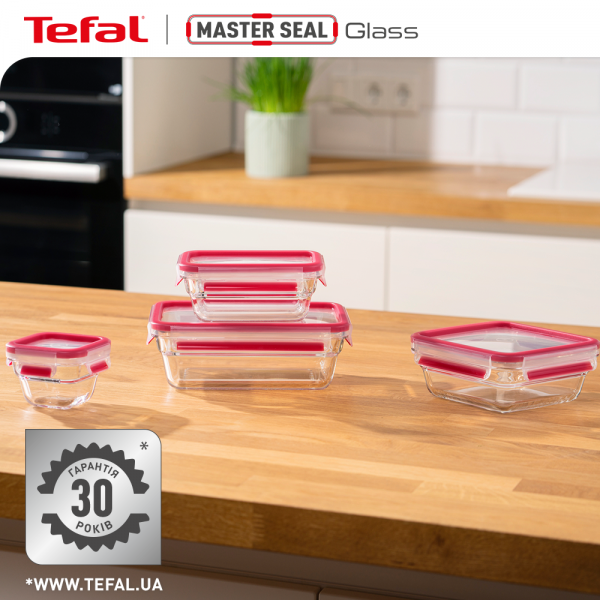 Фото - Ємність для зберігання Tefal N1040610 MASTERSEAL GLASS 0,7 л