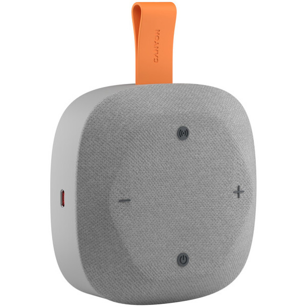 Фото - Портативна акустика Canyon HEXAGON 10 TWS 8W IPX5 Grey Orange (CNE-CBTSP10GO)
