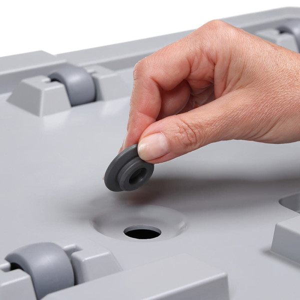 Фото - Вазон Lamela KARO 40х78х40 см сірий (9709366)