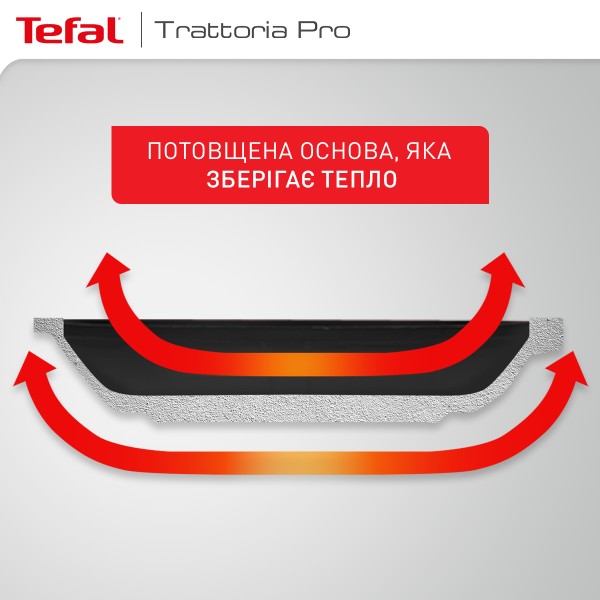 Фото - Сковорода универсальная Tefal Trattoria Pro 28 см (G6120644)