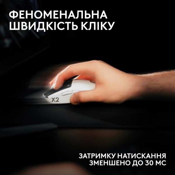 Фото - Мышь беспроводная игровая Logitech G PRO X2 Superstrike Lightspeed (910-007776)