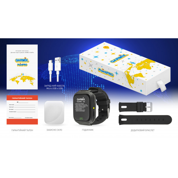 Фото - Дитячий годинник GARMIX PointPRO-100 WIFI BLACK
