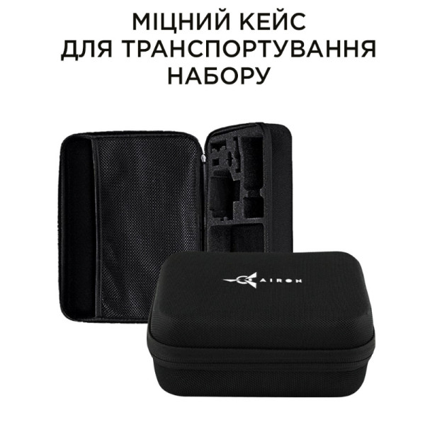 Фото - Экшн-камера AIRON 12 в 1 ProCam 7 Black с аксессуарами