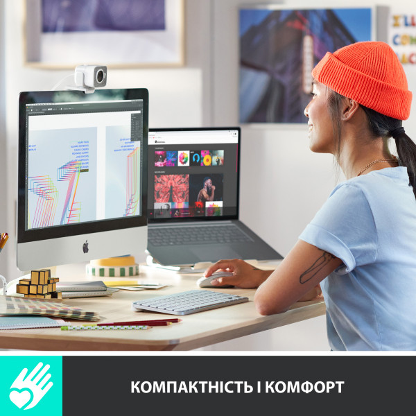 Фото - Клавіатура бездротова Logitech MX Keys Mini For Mac Pale Grey (920-010526)