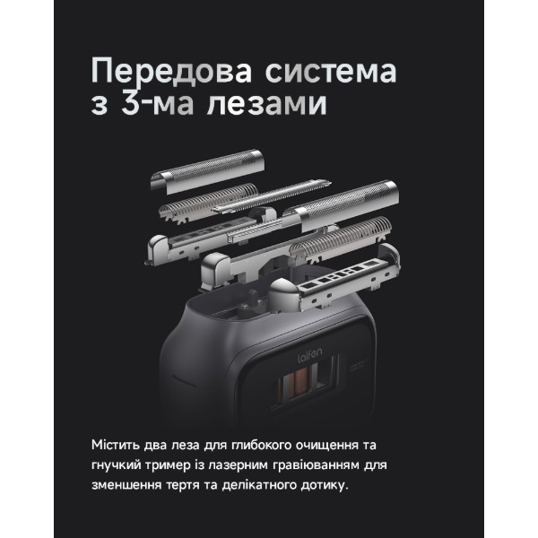 Фото - Бритва Laifen P3 Pro Grey (1ER91-A-XX-DG-001)
