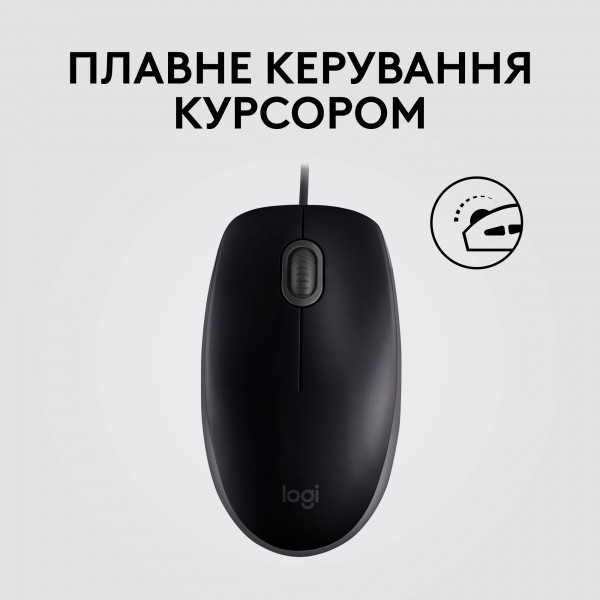 Фото - Миша дротова Logitech B110 Silent (910-005508) Black USB