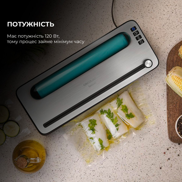 Фото - Вакууматор Cecotec SealVac 120 SteelCut (CCTC-04256)