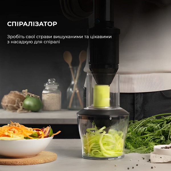 Фото - Блендер міні-комбайн Cecotec Power TitanBlack 1500 XL TotalMix (CCTC-04275)