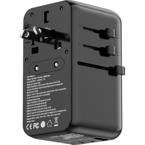 Фото - Переходник Евро 220В Proove Trip 85W Black (TATR85130001)