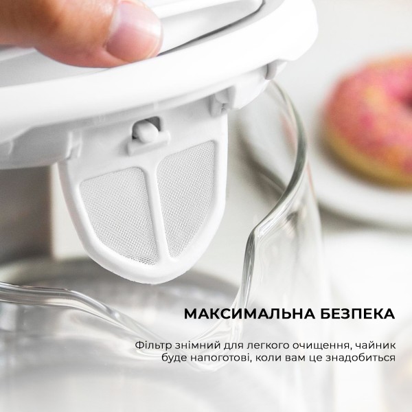 Фото - Електричний чайник Cecotec ThermoSense 350 Clear