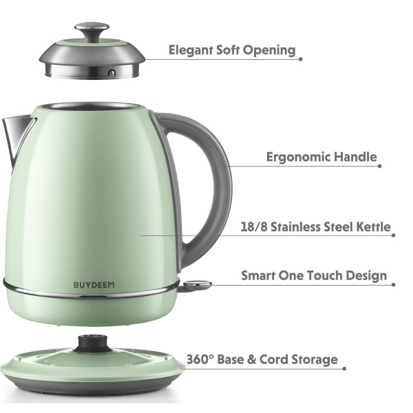 Фото - Электрический чайник BUYDEEM K640 Cozy Greenish (K640-CG/EU)