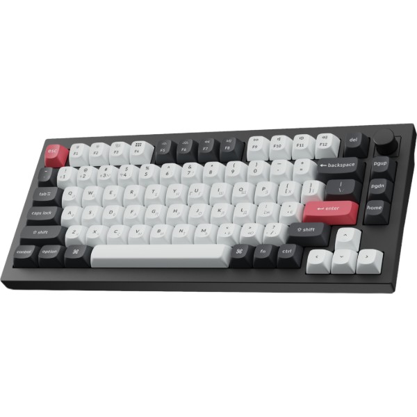 Фото - Клавиатура беспроводная Keychron Q1 HE Magnetic Switch Black RGB (Q1H-M1-UA)