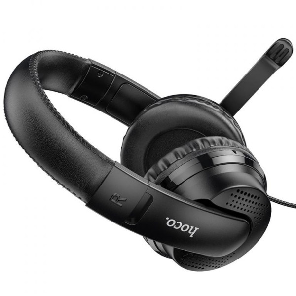 Фото - Гарнитура проводная игровая HOCO W103 Magic tour gaming Black (6931474741615)