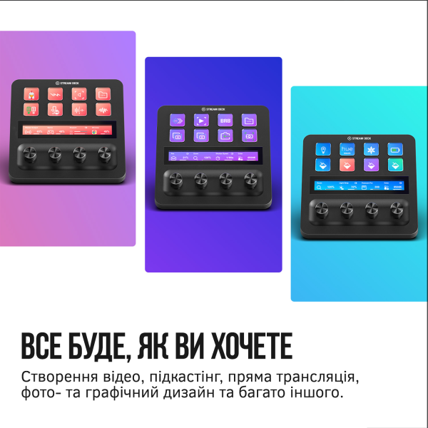 Фото - Пульт керування трансляцією Elgato Stream Deck + (10GBD9901)