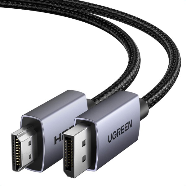 Фото - Кабель UGREEN DP125 DisplayPort to HDMI 2.0 4K@30Hz 2m Black (35842)