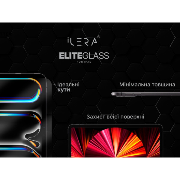 Фото - Захисне скло для планшета ILera Infinity Clear Glass iPad Pro 11 (2024) New (iLiPG08)