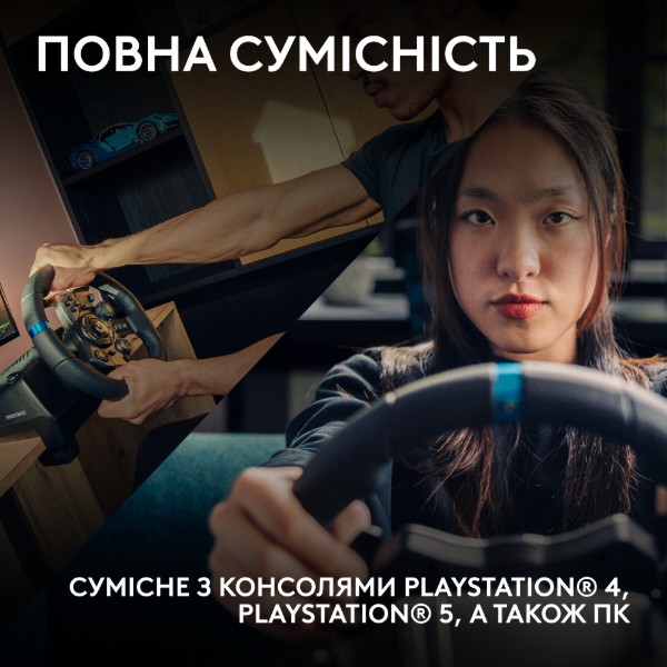 Фото - Руль Logitech G923 Racing Wheel and Pedals for PS4 and PC (941-000149)