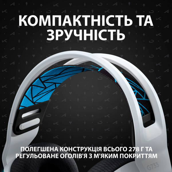 Фото - Гарнитура беспроводная игровая Logitech G733 KDA (981-000990)