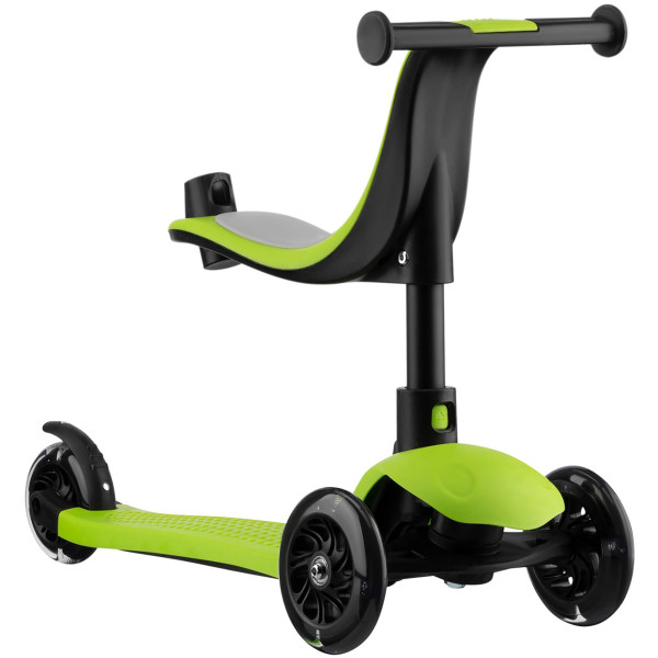 Фото - Трёхколёсный самокат Miqilong Alamo Зелёный (ALAMO-125-GREEN)