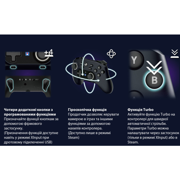 Фото - Геймпад Hori Wireless HORIPAD for Steam (HPC-055E)