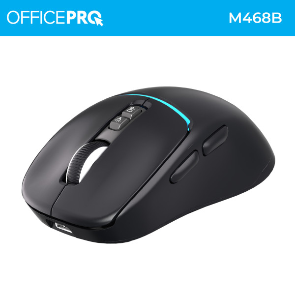 Фото - Миша бездротова OfficePro Silent Click Wireless Black (M468B)
