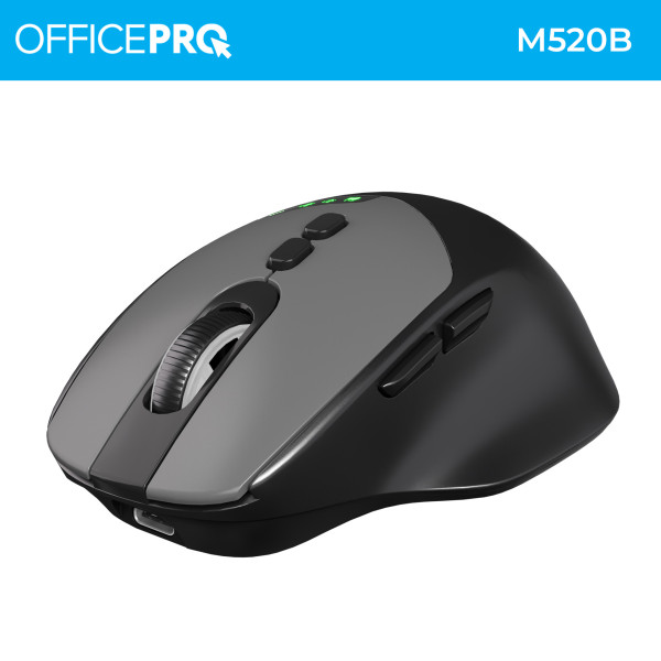 Фото - Миша бездротова OfficePro Silent Click Wireless Black (M520B)