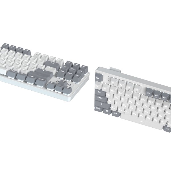 Фото - Клавіатура дротова GamePro Genesis Metallic Outemu Red Swithes USB White (MK110W)