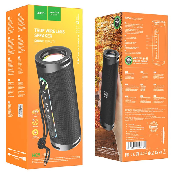 Фото - Портативная акустика HOCO HC9 Black (6931474757807)